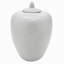 11" Antique White Porcelain Vase Jar