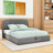 Upholstered Platform Bed with Hydraulic Storage-817290542-817290541