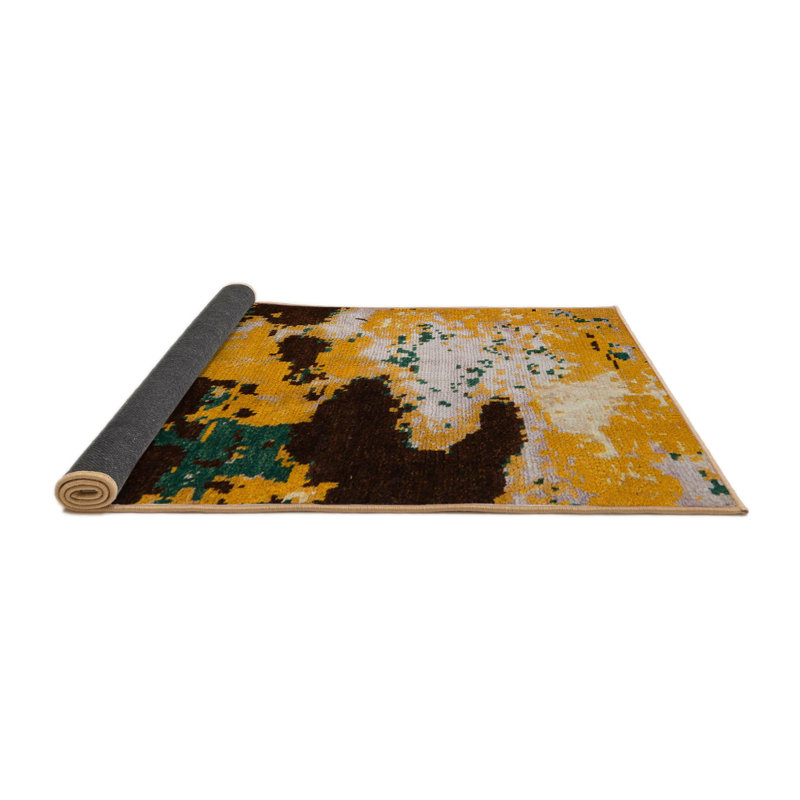 Abstract Indoor Rug, Round 4'