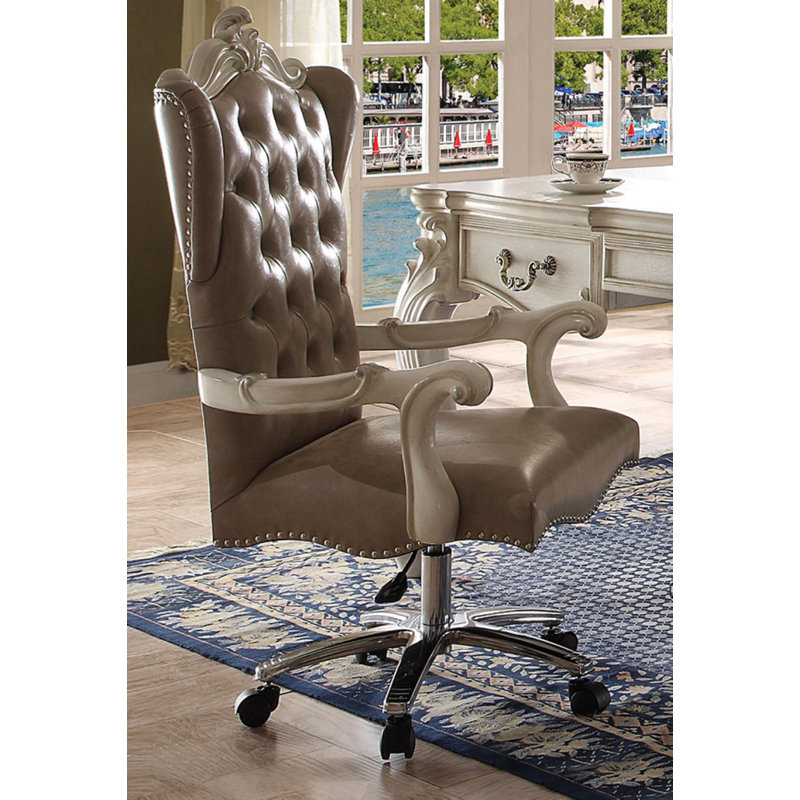 Chaise de bureau Laremont, Gris vintage