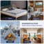 Matelas de sol futon, tapis de lit Tatami pliable avec housse lavable pour camping, invité-752091140-671219833