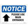 SignMission Notice Please Use Main Entrance Sign | Wayfair