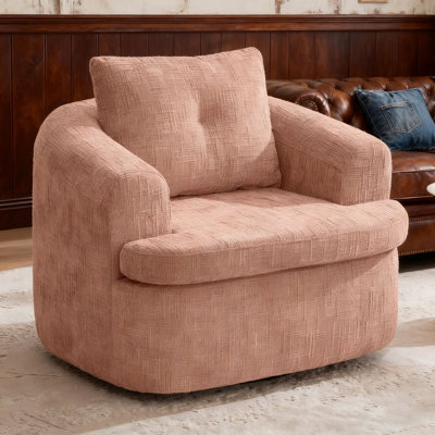 Chaise d'appoint avec structure en métal, chaises de salon rembourrées avec coussins