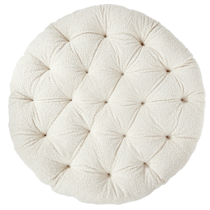 Outdoor 4'' Papasan Seat Cushion, Zazzle Quartz