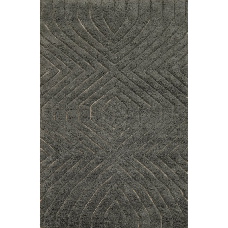 Tapis de salon marocain gris All-Over 6x8