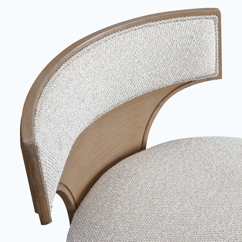 West Kensington Chaise - Buff/Seal Salt Caramel, Medium Yellow Wood