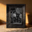 Cadre photo 8 pièces x 8 po x 10 po noir pour portrait d'anniversaire-214135652-214135640-214135653