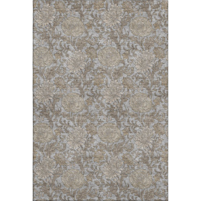 Premium Machine Washable Prisco Gray Rug