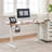 Electric Height Adjustable Standing Desk with Round Tube Column-979077955-979077952
