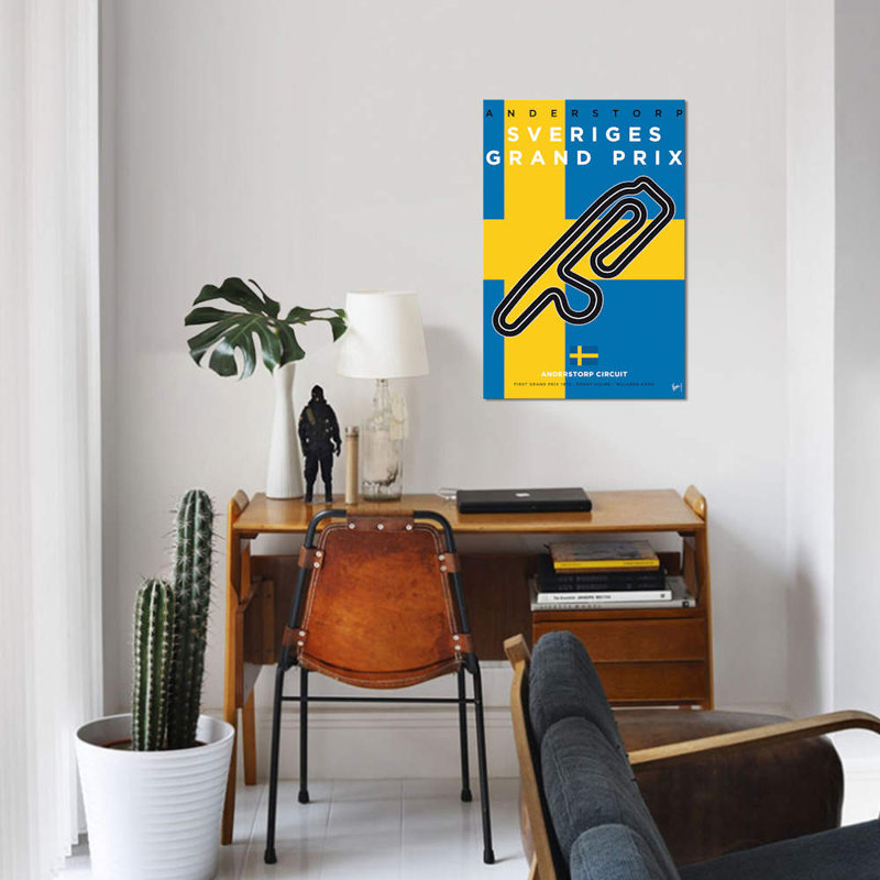 Impression sur toile, "Minimal Movie", H 18 po x l 12 po x P 1,5 po, Toile tendue, Pas de tapis