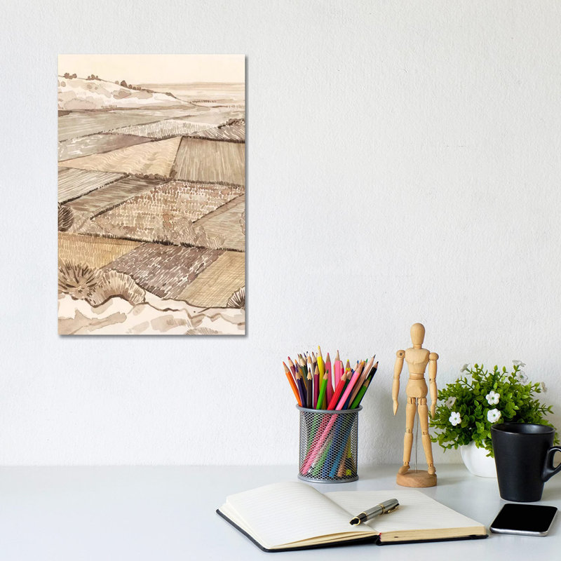 Arable Land I by Grace Popp - Wrapped Canvas Gallery-Wrapped Canvas Giclée, 20.32 cm H x 30.48 cm W