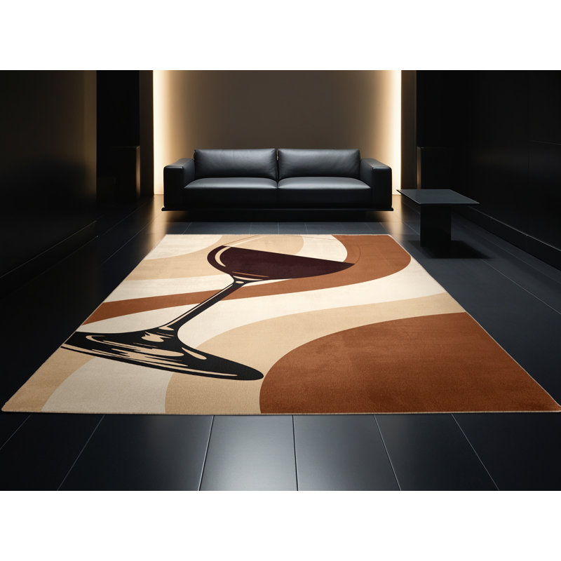 Tapis doux et moelleux en verre Acheson, 5 x 7