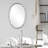 Avik Metal Oval Wall Mirror-548372151