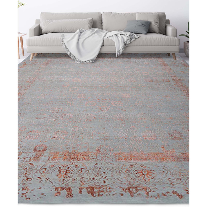 Hand Knotted Oriental Area Rug, Rectangle 10' x 14'