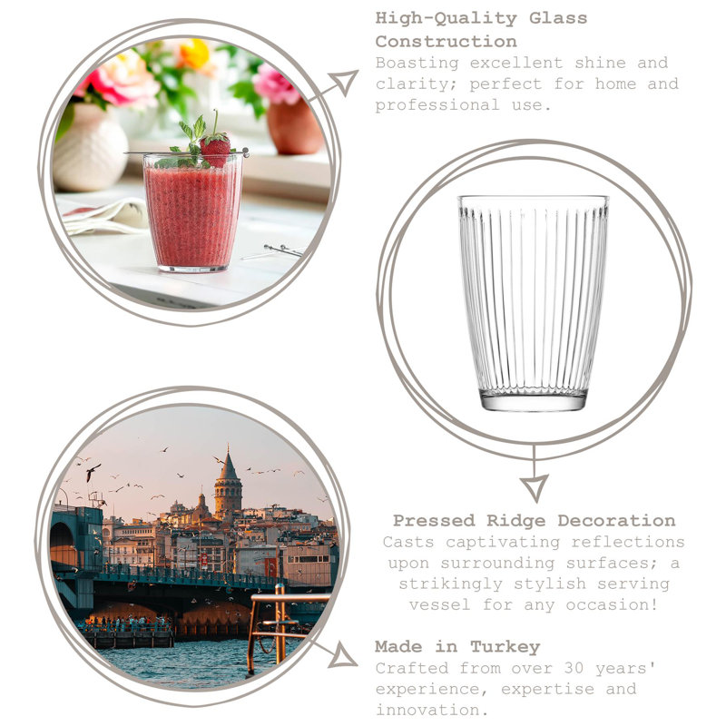 415ml Drinking Glass Set