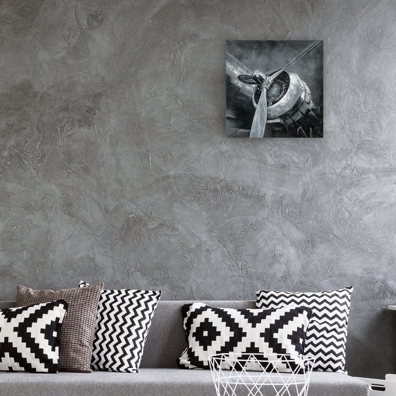 Impression sur toile tendue, H 12 po x l 12 po x P 1,2 po