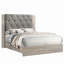 Lit plateforme touffeté-243115922