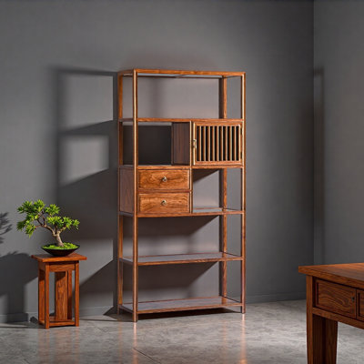 New Chinese Classic Minimalist Style Bookcase