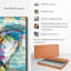 «Nerd Rabbit Paint Splash», ensemble de 3 reproductions sur toiles par PaintboxJenny-799754092