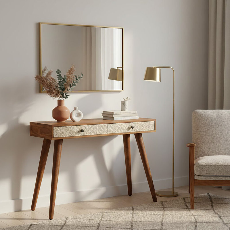 Desborough 110cm Solid Wood Console Table