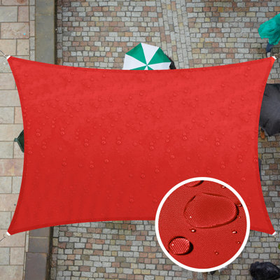 Waterproof 7' x 12' Rectangle Shade Sail