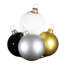 Support pour ensemble de 4 boules de Noël, noir (support seulement)