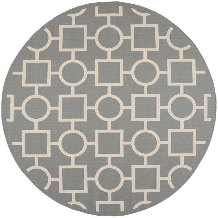 Arneshia Geometric Gray/Beige Area Rug