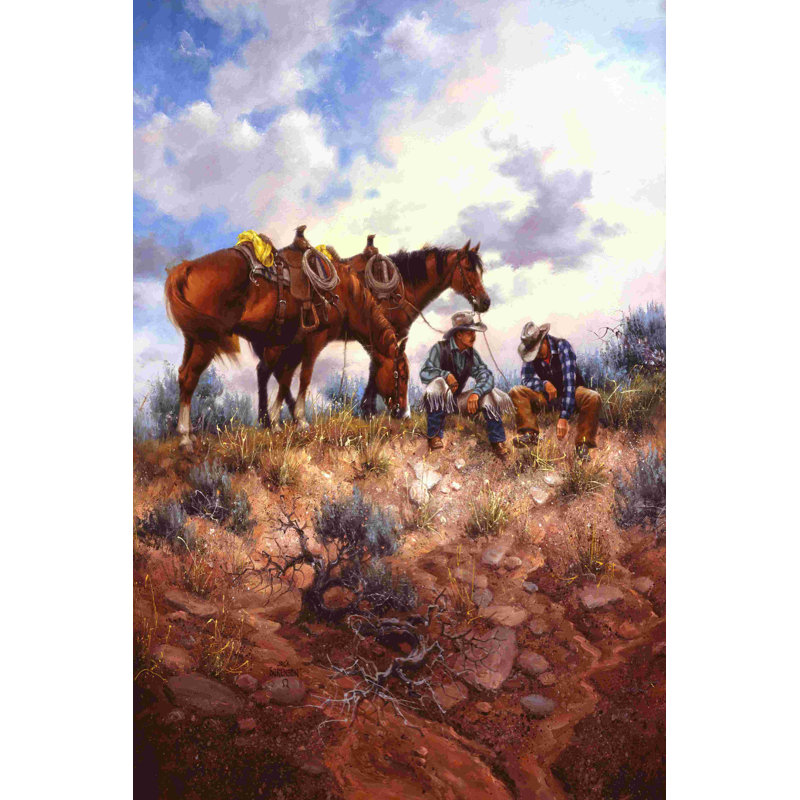 Sage Advice by Jack Sorenson - Wrapped Canvas Painting, 18" H x 12" W  