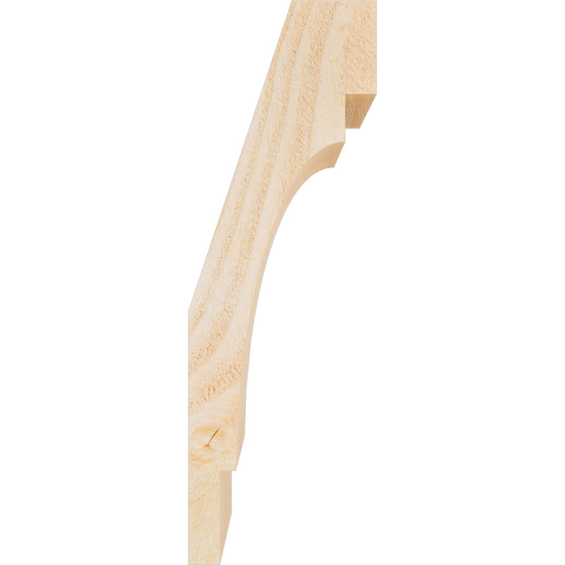 Attelle de genou sciée brute de l 4 po x P 6 po x H 18 po, sapin Douglas, Douglas, Sciage brut, H 18 po x l 3,5 po x P 6 po