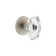 Viaggio Circolo Hammered Texture Rosette Single Dummy with Stella Crystal Knob