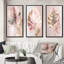 «Feuille II», 3 pièces sur toile-1058365184-1058365189