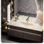 Meuble-lavabo de salle de bain mural 39,37 po Modern Luxury-2093493832