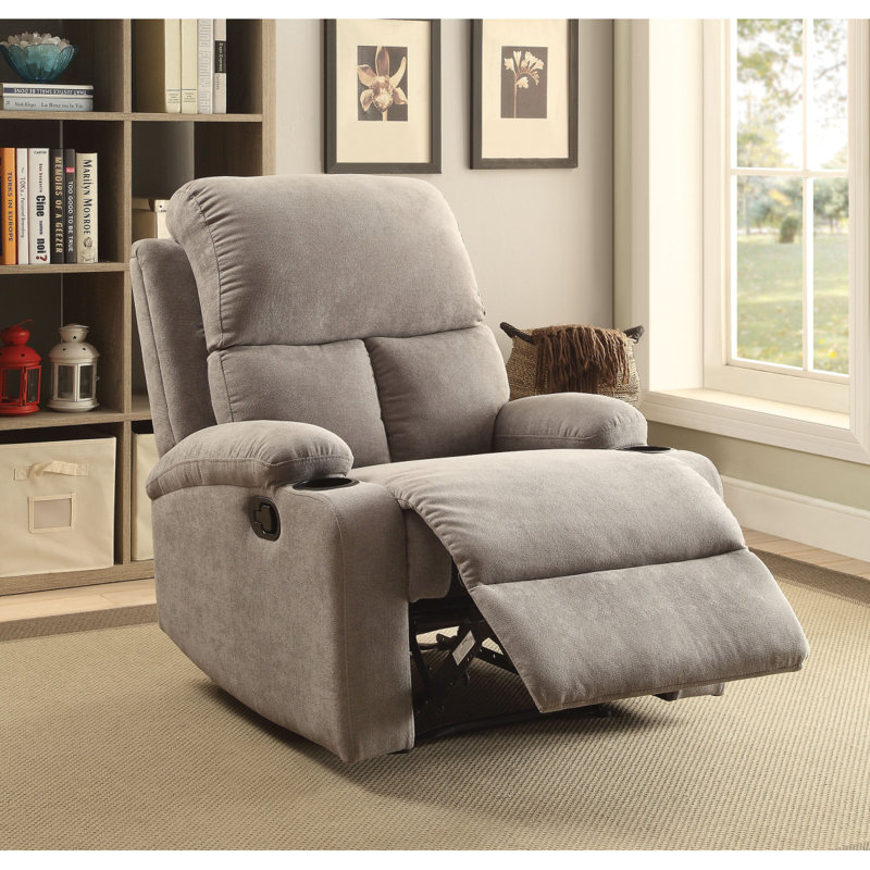 Fauteuil inclinable avec accoudoirs coussinés
