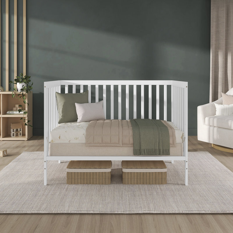 Synergy Convertible Crib, White