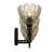 Whitecap 3-Light Mottled Cocoa Vanity Light