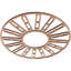 Médaillon de plafond en bois Hale-63412177-63412163