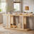 70.9" Extra Long Console Table with Arcylic Base