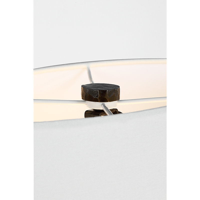 Ian K. Fowler Table Lamp, Aged Iron