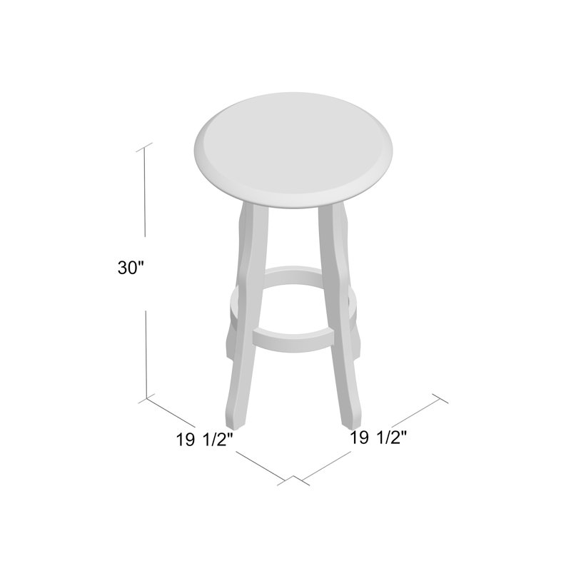 Tabouret de bar Rockridge, Gris