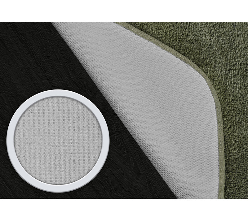 Tapis de bain antidérapant en nylon doux Mccluney, Fougère profonde, L 24 po x L 40 po