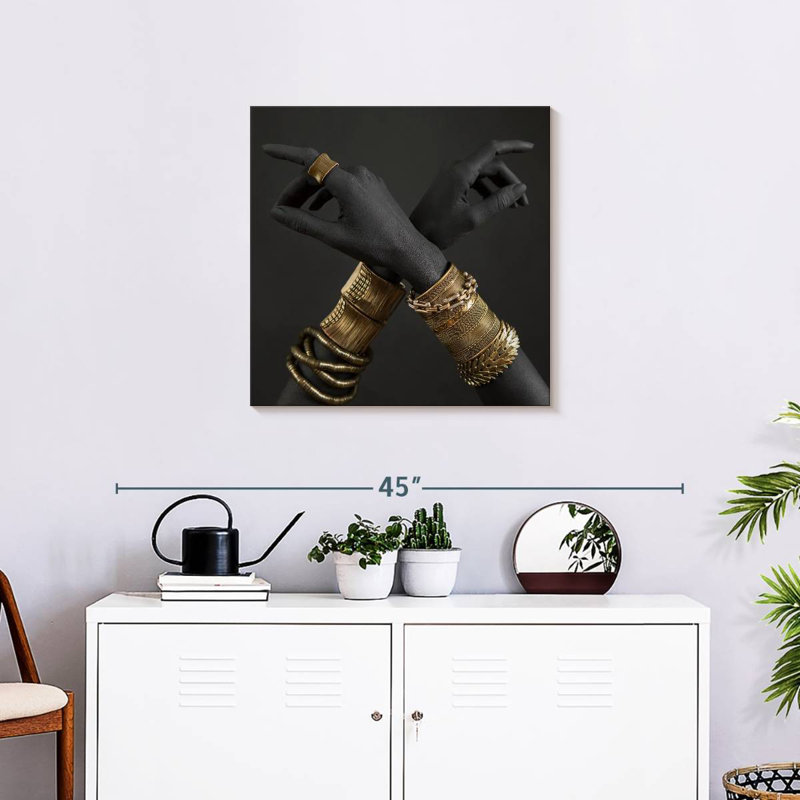 Shuttleworth Chic Hands, 24" H x 24" W