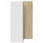 Vidaxl Hanging Cabinet Riga Artisan Oak And White 57 X 57 X 100 Cm-121218065