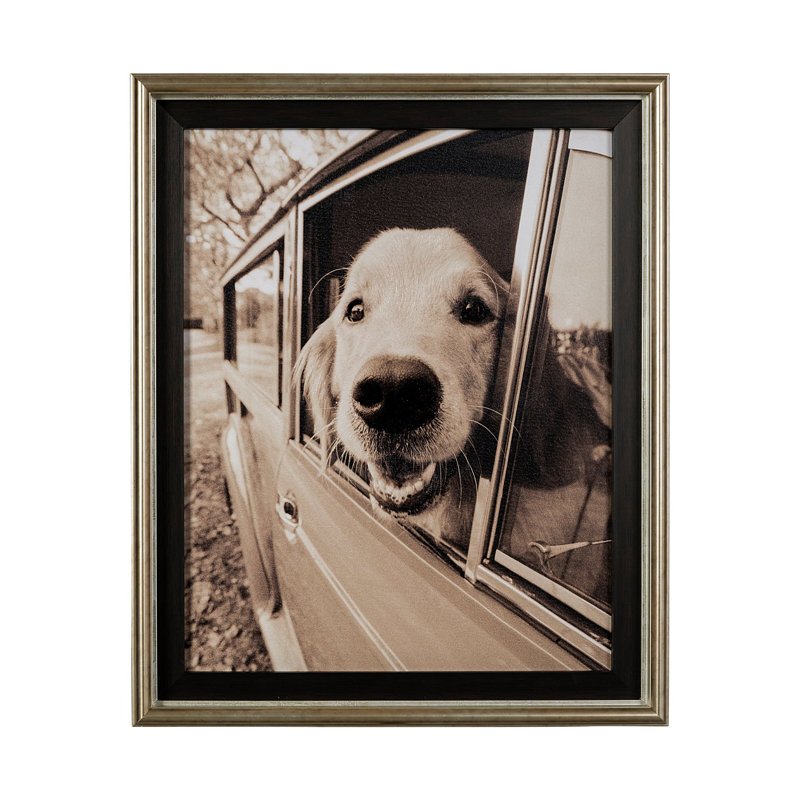 Where you go by Jim Drafield a Hand Embelished Textured Framed Art Print