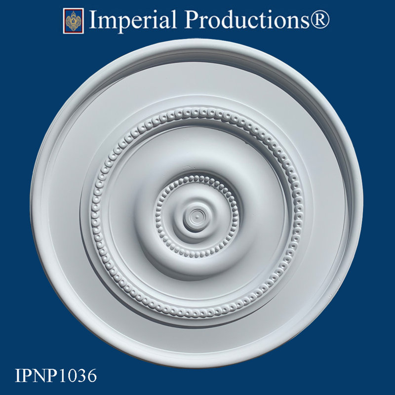Médaillon de plafond H 30 po x l 30 po x P 2 po