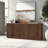 Alston 68" Mid-Century Modern Buffet Table in Satin Walnut with Adjustable Shelves & Cable Management | Fluted Sideboard for Dining Room-357994134