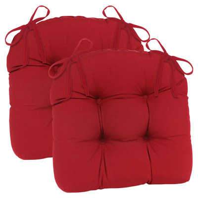 Coutney  Indoor And Outdoor Patio Chair Cushions, 19X18 Inches, Set of 2 by Red Barrel Studio