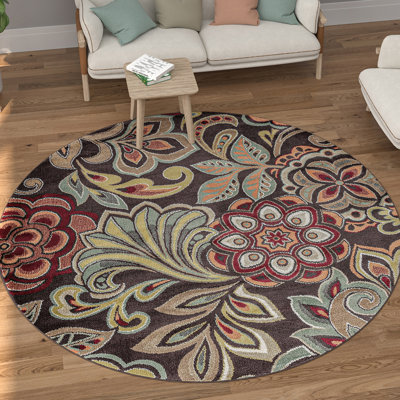 Tapis d'intérieur transitionnel Elmer pour salon, salle à manger et chambre à coucher Elmer