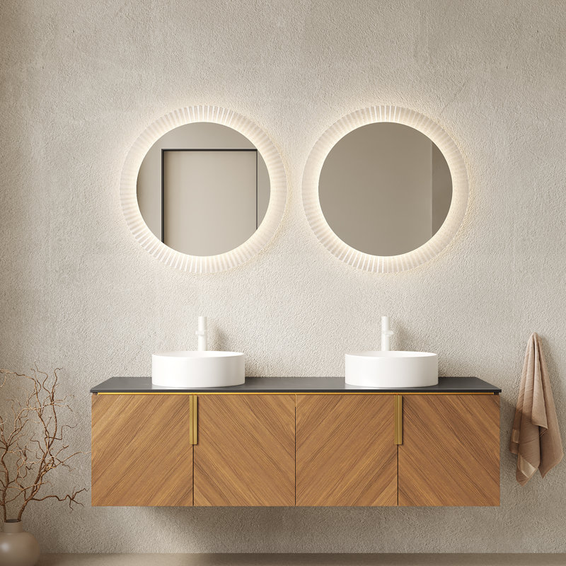 Meubles-lavabos modernes de 10 pouces (comprendront le meuble et le lavabo) avec rangement