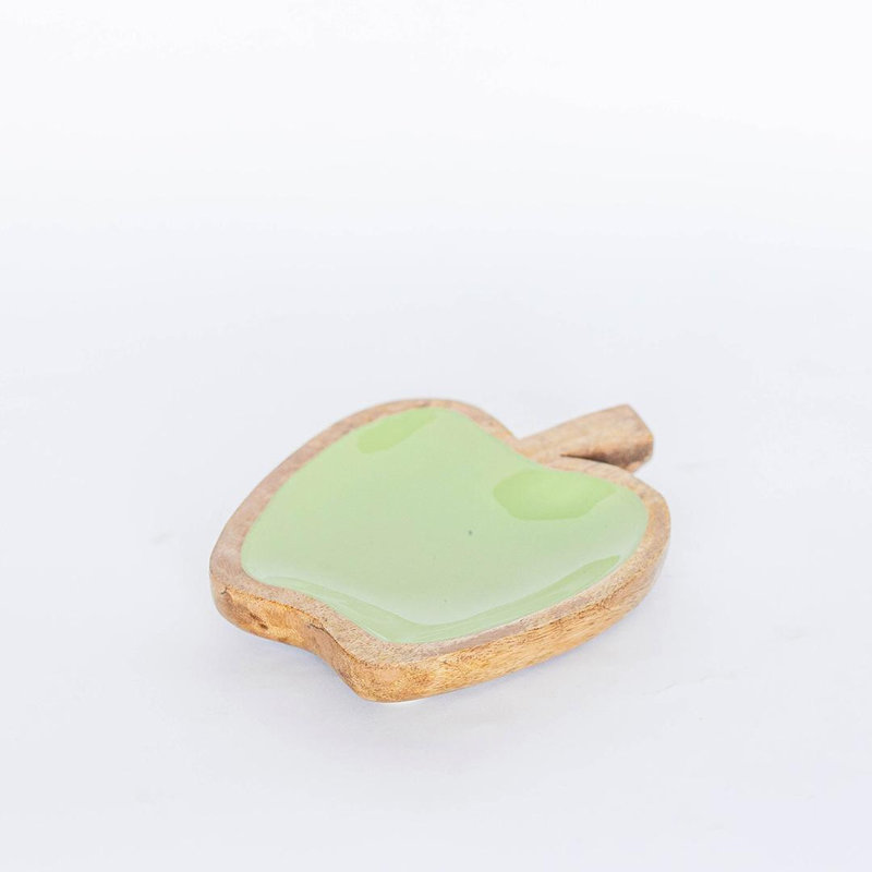 Green Apple Shaped Tray