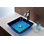 ANZZI Viace 15.13 " Tempered Glass Square Bathroom Sink